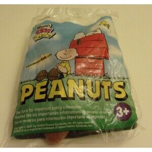 Charlie Brown Plush Wendy's Kids Meal Stuffed Toy Vintage 2006 New in Package